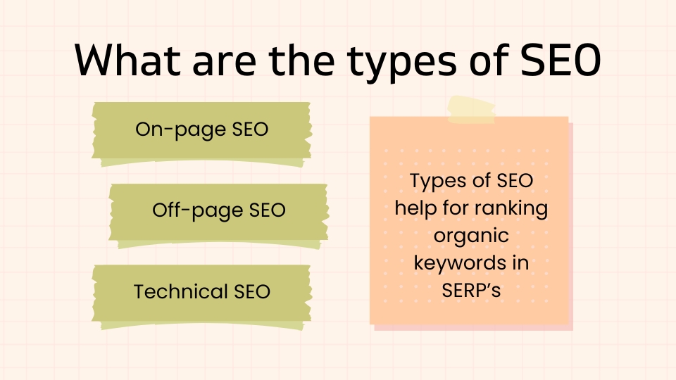 What are the types of SEO